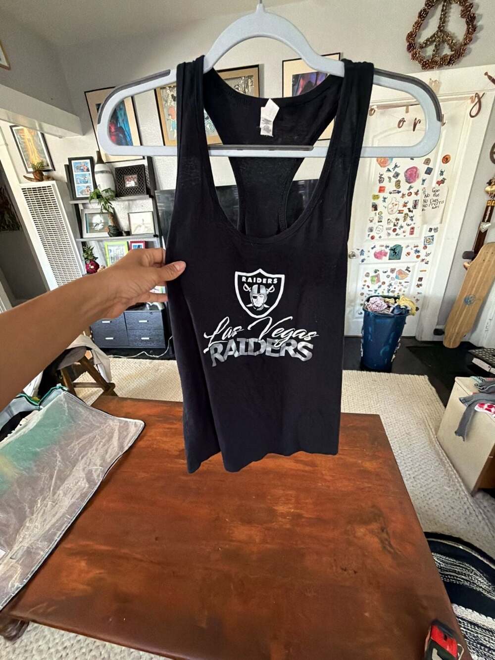 Las Vegas Raiders Women's Graphic Racerback Tank Top